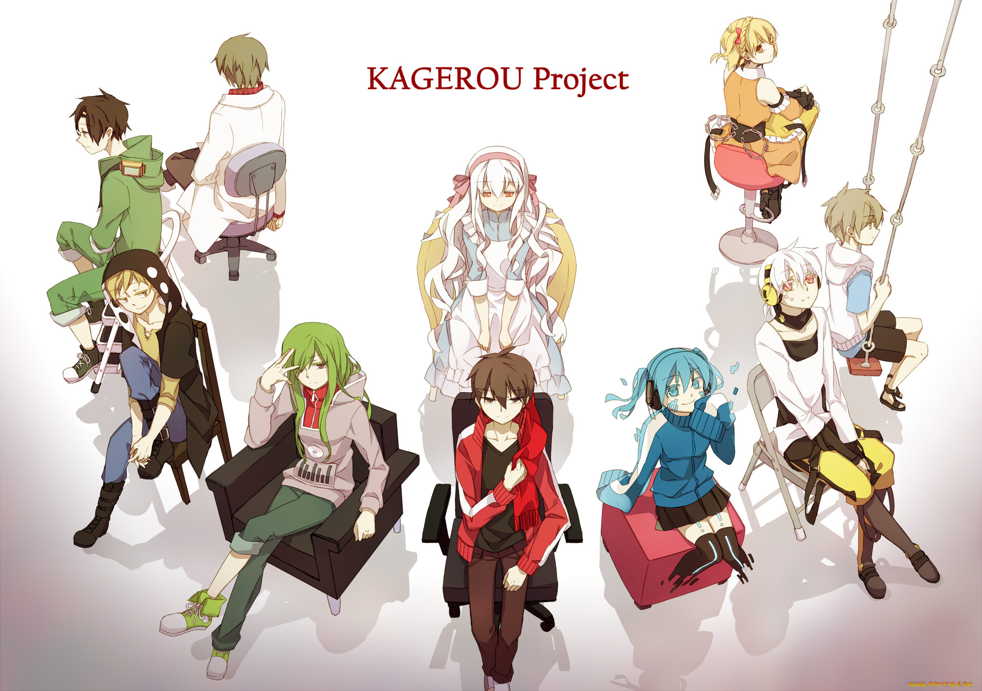 , kagerou project, kagerou, project